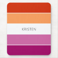 Couleurs Drapeau Lesbienne Personnalisées Frappes