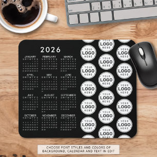 Tapis De Souris Couleurs personnalisées du calendrier du Motif du 