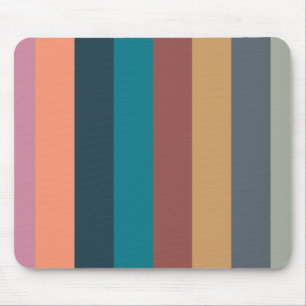 Tapis De Souris couleurs rayures pastel coloré 001