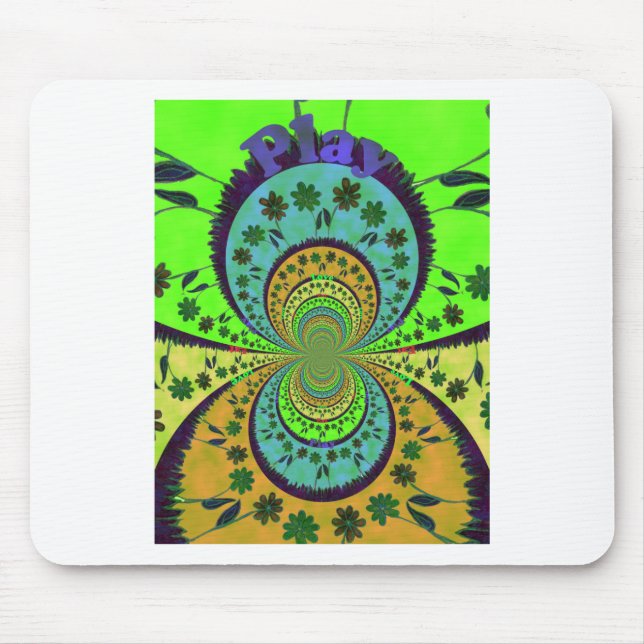 Tapis De Souris Couleurs traditionnelles africaines de Hakuna Mata (Devant)