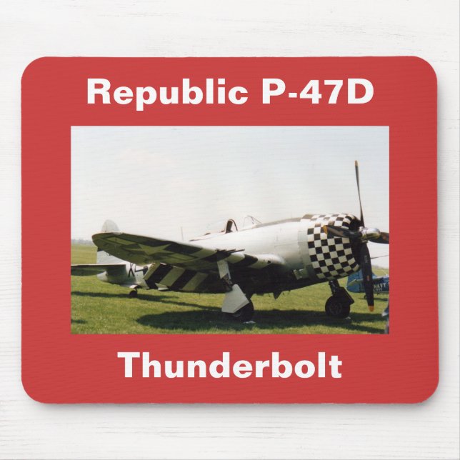 Tapis De Souris Coup de foudre de la République P-47D (Devant)