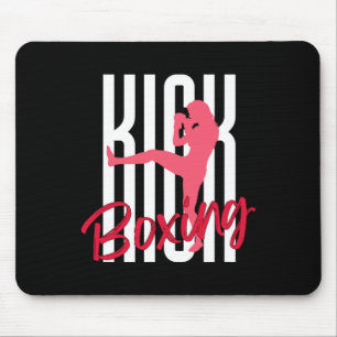 Tapis De Souris Coup de pied avant de kickboxing