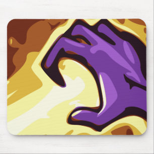 Tapis De Souris Coup violent Mousepad