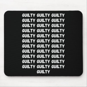 Tapis De Souris Coupable sur &# ; compte Trump Verdict Président 2