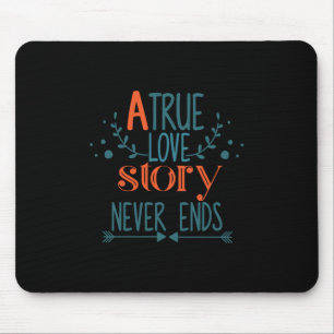 Tapis De Souris Couple Gift A True Love Story