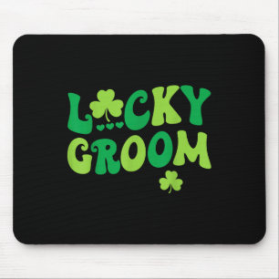 Tapis De Souris Couples de mariées Lucky Groom jumelées St Mariage