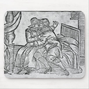 Tapis De Souris Couples embrassant, ballades de Roxburghe