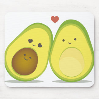 Tapis De Souris Couples mignons d'avocat