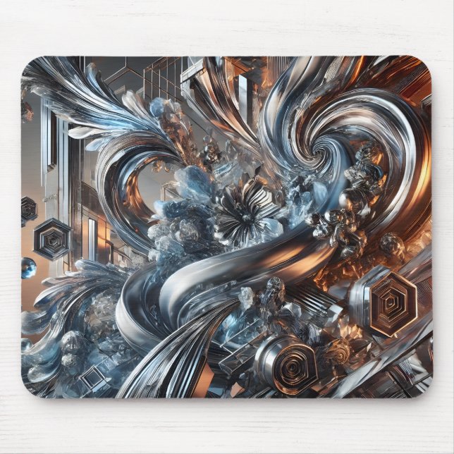 Tapis De Souris Courants métalliques (Devant)