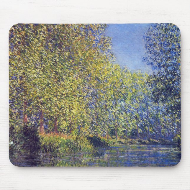 Tapis De Souris Courbe de l'Epte près de Giverny par Claude Monet (Devant)