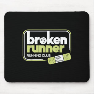 Tapis De Souris Coureur cassé Club Coureur Tourner Les Revers En C