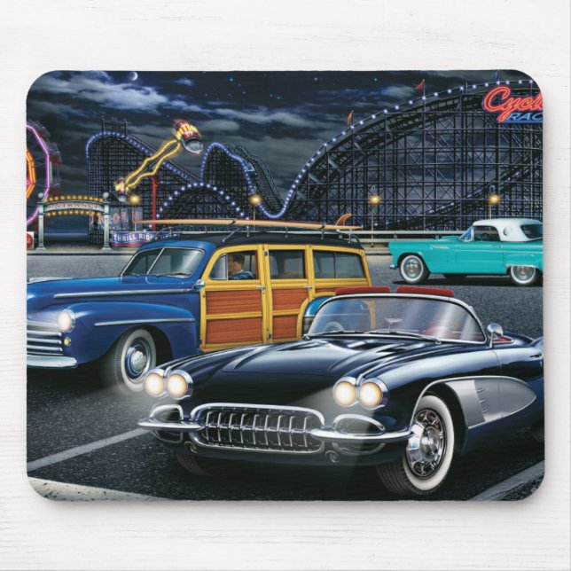 Tapis De Souris Coureur de cyclone (Devant)