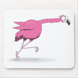 Tapis De Souris Courir le long de Flamingo