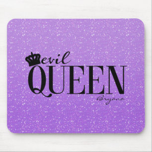 Tapis de souris Couronne Glamour Pailletée Violett