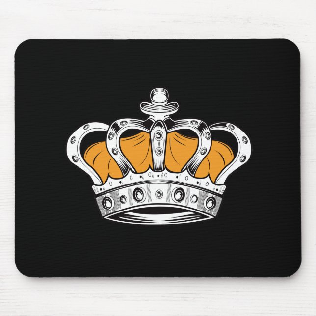 Tapis De Souris Couronne - Jaune (Devant)
