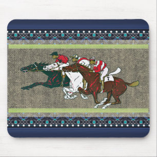 Tapis De Souris Course Chevaux Souris Pad