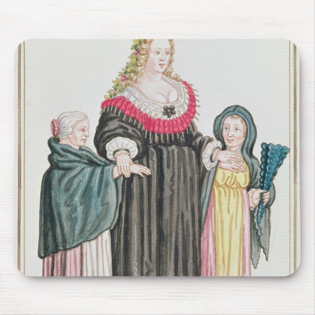 Tapis De Souris Courtisane vénitienne (Devant)
