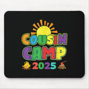Tapis De Souris Cousin Camp 2025 Vacances en famille Camping d'été