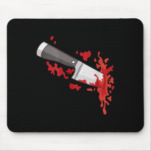 Tapis De Souris Couteau Dans Le Ck Halloween Costume De Meurtre Co
