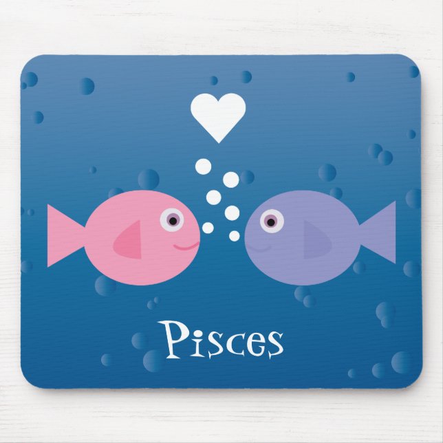 Tapis De Souris Coutume mignonne de poissons de Poissons de bande (Devant)