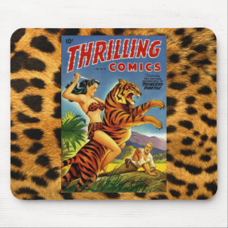 Tapis De Souris Couverture comique de jungle vintage