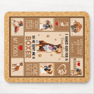 Tapis De Souris Couverture de chien de boîte personnalisée,