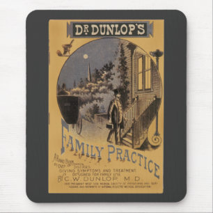 Tapis De Souris Couverture de livre ancien Docteur Dunlop's Family