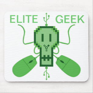 Tapis De Souris Couverture pour souris Logo Élite Geek - M1