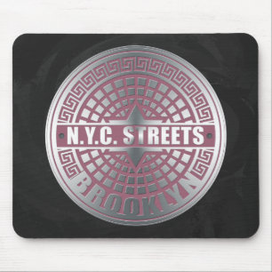Tapis De Souris Couvertures de trou Brooklyn