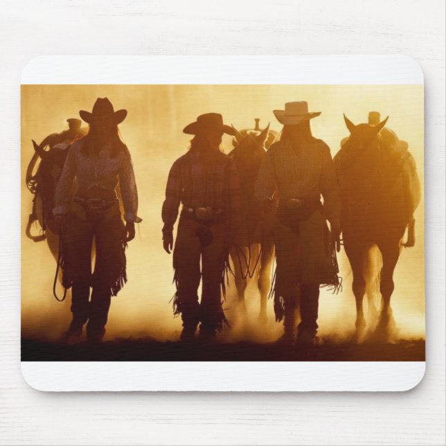 Tapis De Souris Cow-girls Mousepad (Devant)
