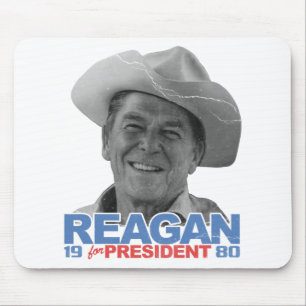 Tapis De Souris Cowboy 1980 de Reagan