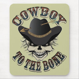 Tapis De Souris Cowboy Skull