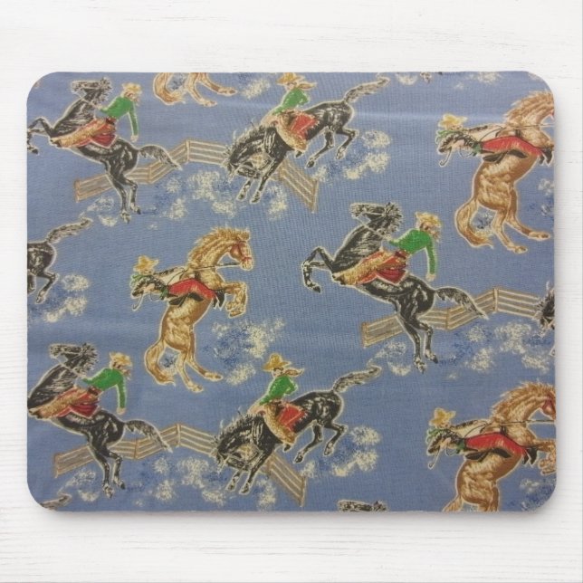 Tapis De Souris Cowgirl Bronc (Devant)