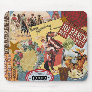Tapis De Souris cowgirl vintage