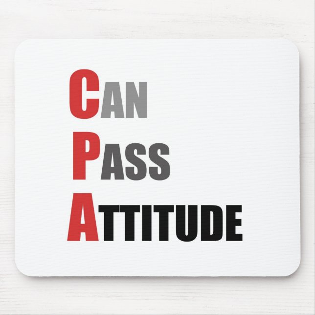 Tapis De Souris CPA : Peut passer l'attitude (Devant)