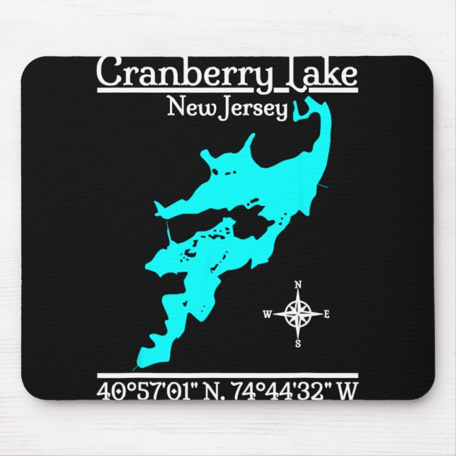 Tapis De Souris Cranberry Lake, New Jersey  (Devant)