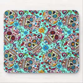 Tapis De Souris Crâne à sucre, Dia de los Muertos #1