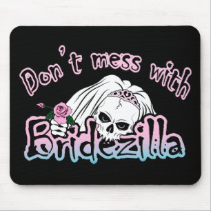 Tapis De Souris Crâne Bridezilla