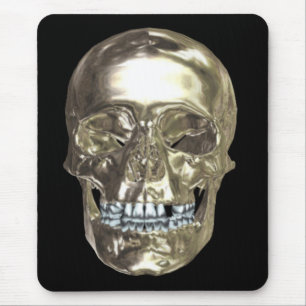 Tapis de souris crâne Chrome