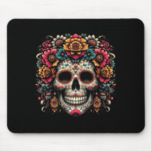 Tapis De Souris Crâne de Sucre Jour de l'Agence Gouvernementale Di