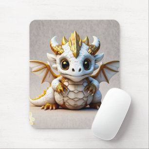 Tapis De Souris "Crâne Dragon Design"