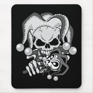 Tapis De Souris Crâne Evil Jester
