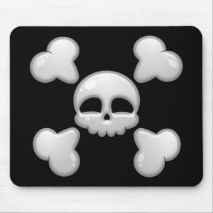 Tapis De Souris Crâne Mousepad de la bande dessinée du garçon
