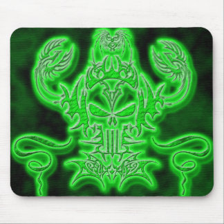 Tapis De Souris Crâne néon