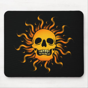 Tapis De Souris Crâne Solaire