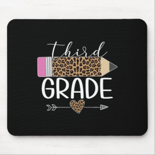 Tapis De Souris Crayon léopard de troisième année Byck pour les en