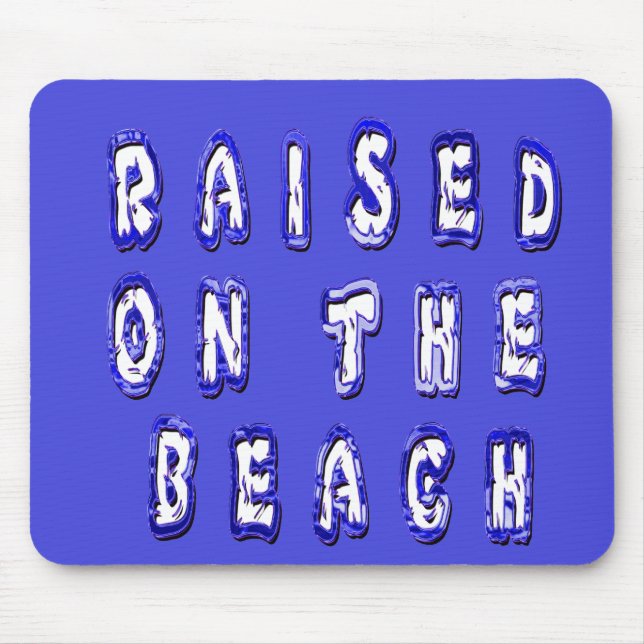 Tapis De Souris Create Your Own Inspirational Beach Life (Devant)