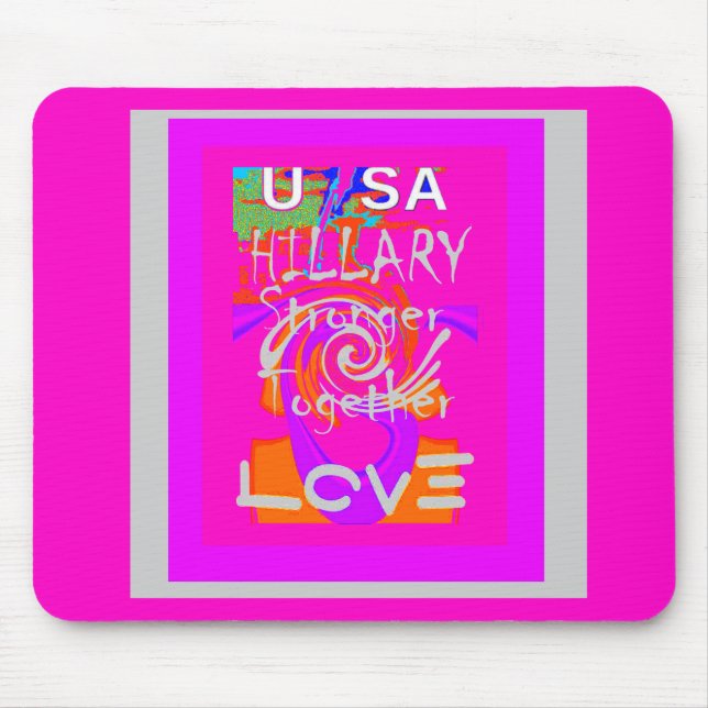 Tapis De Souris Create Your Own Stunning Hillary Stronger (Devant)