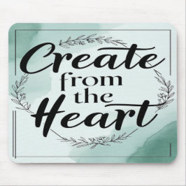 Tapis De Souris Créer avec cœur option 2