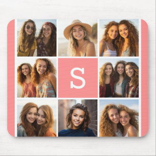 Tapis De Souris Créez Votre Propre Collage Instagram Monogramme Pe